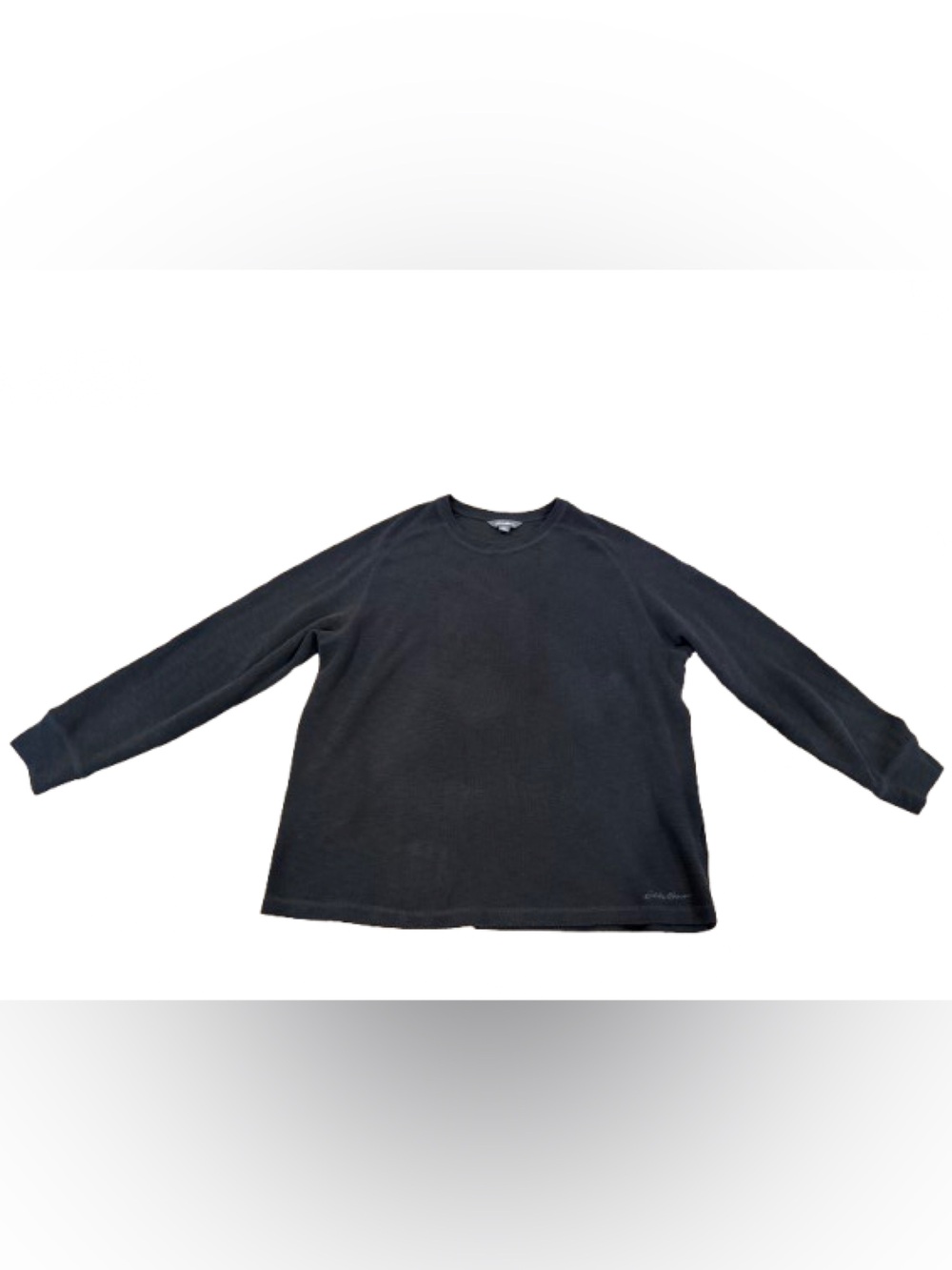 Eddie Bauer Women’s Black Long-Sleeve Crewneck Sweatshirt Size XXL